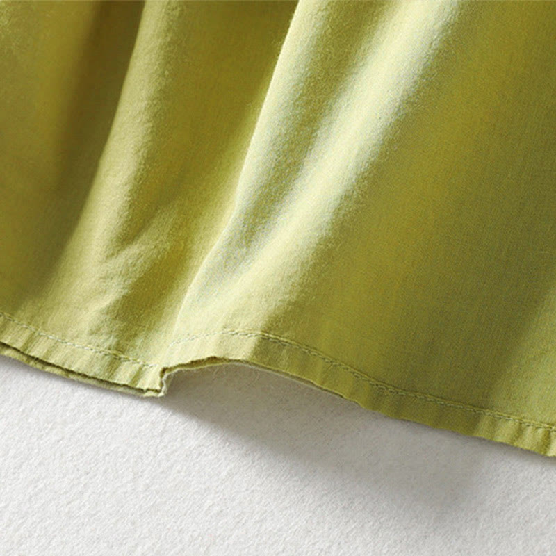 Solid Color Lace-up Women's Wide Leg Pants