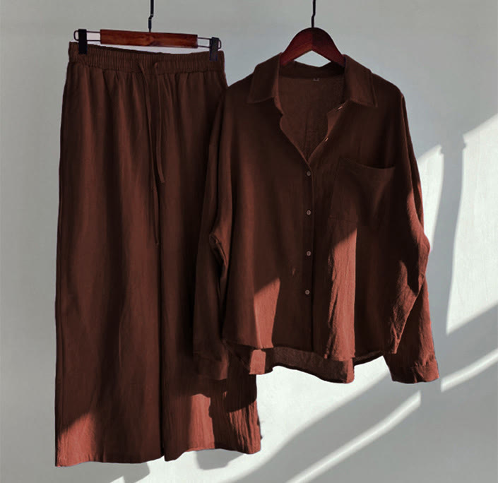 Tactile Cotton Linen Relaxed Meditation Set