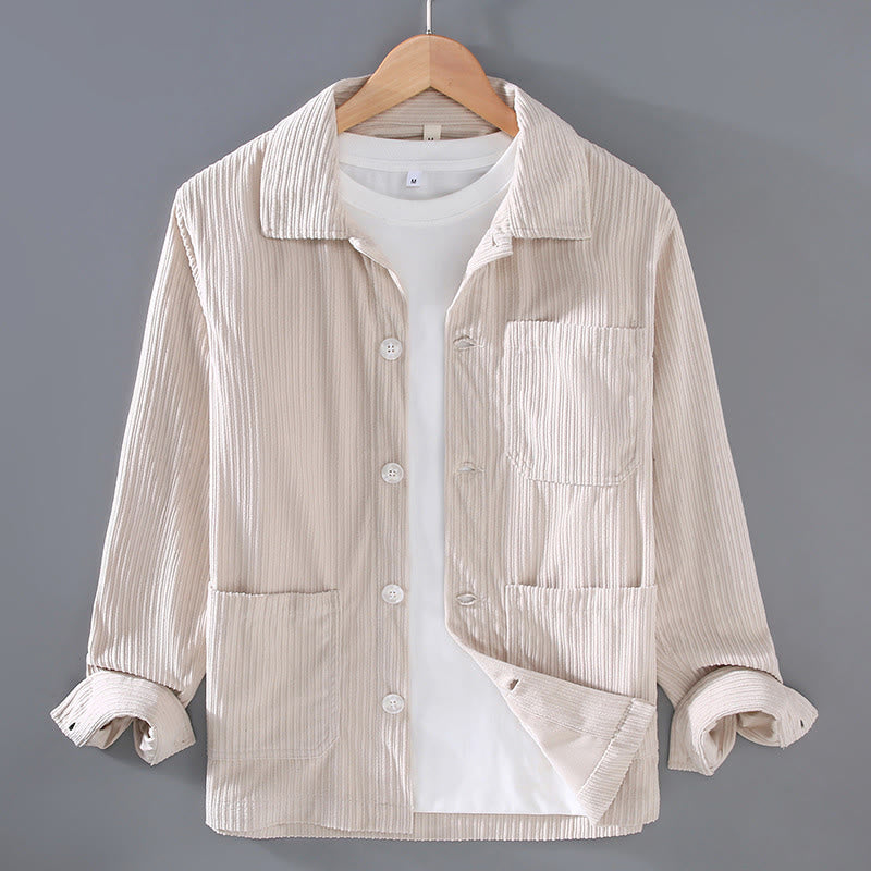 Breathable Structured Lapel Mindful Transition Jacket
