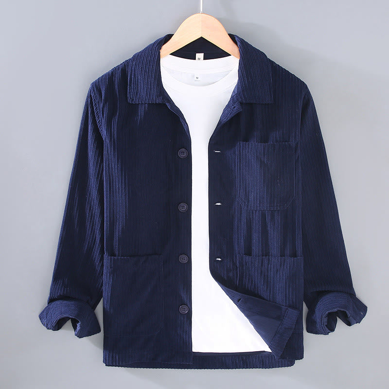 Breathable Structured Lapel Mindful Transition Jacket