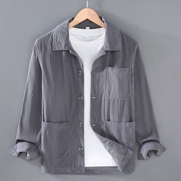 Breathable Structured Lapel Mindful Transition Jacket
