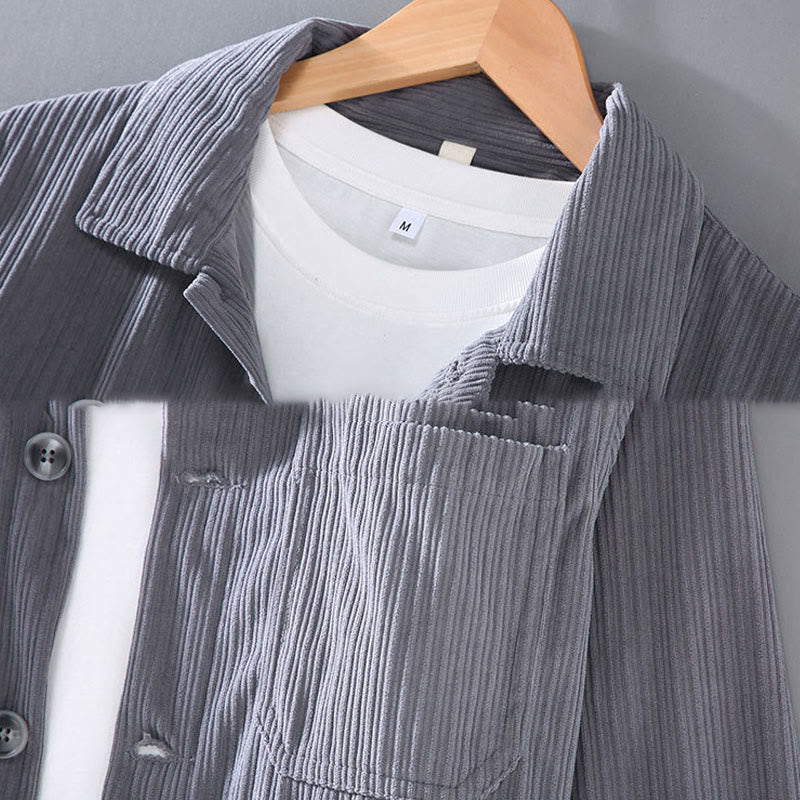 Breathable Structured Lapel Mindful Transition Jacket