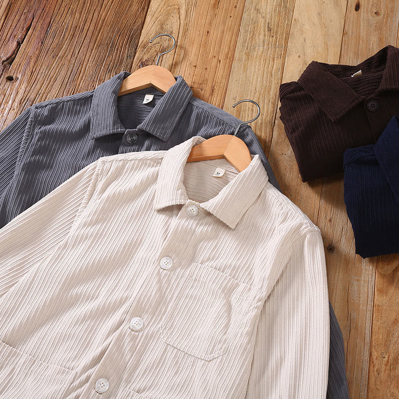 Breathable Structured Lapel Mindful Transition Jacket