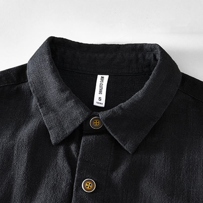 Ramie Linen Structured Grounding Commuter Jacket