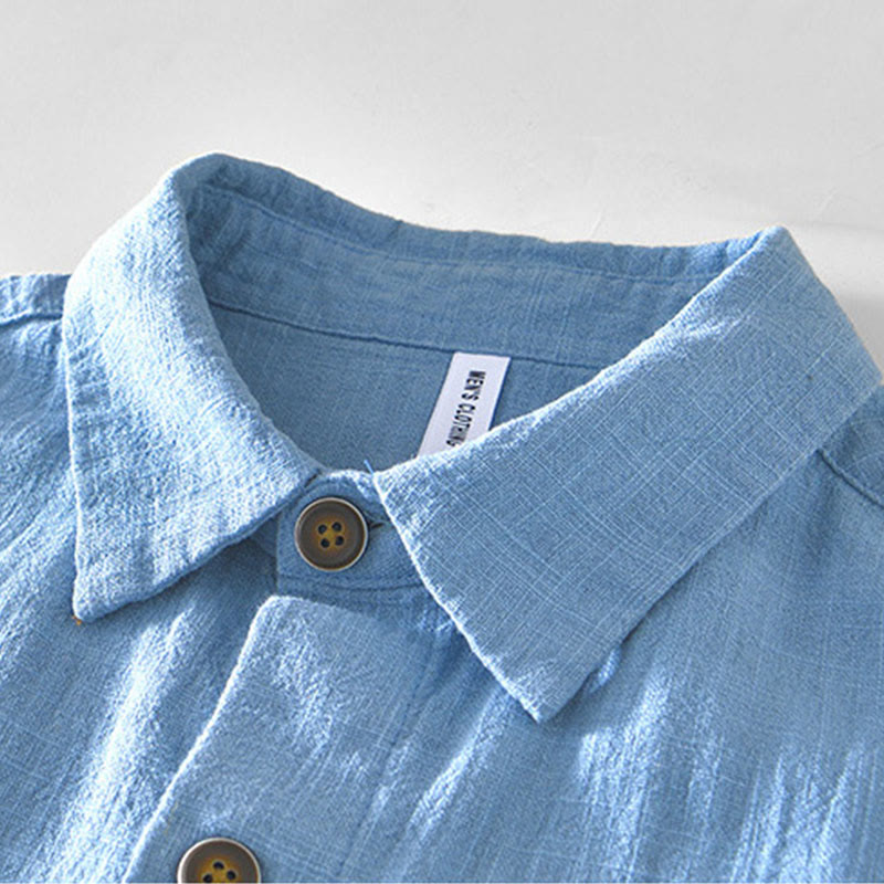 Ramie Linen Structured Grounding Commuter Jacket