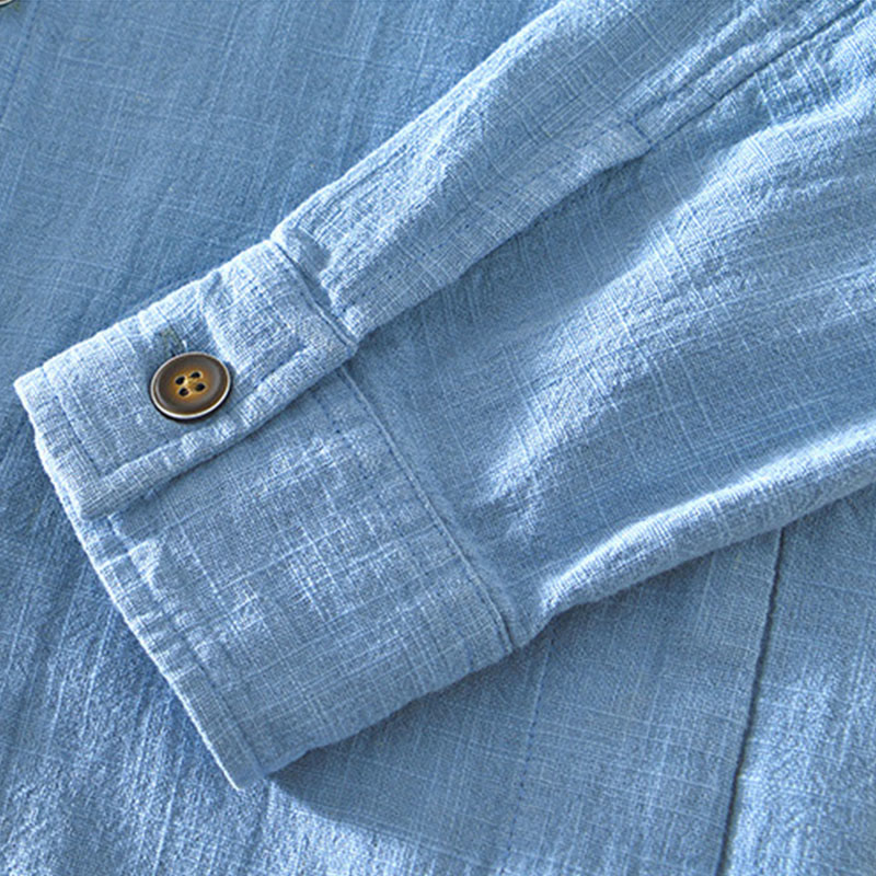 Ramie Linen Structured Grounding Commuter Jacket