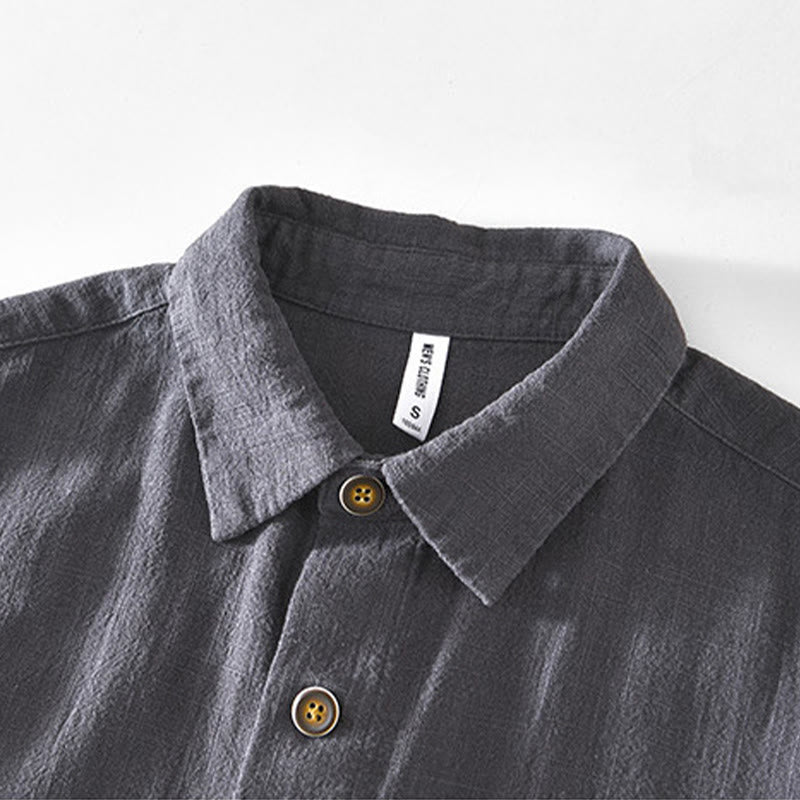 Ramie Linen Structured Grounding Commuter Jacket