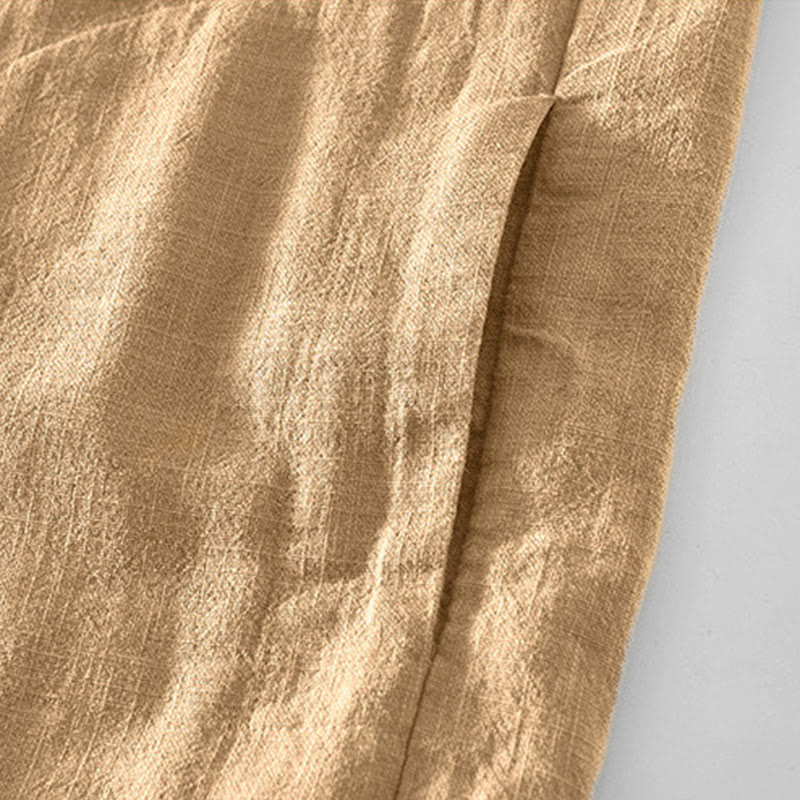 Ramie Linen Structured Grounding Commuter Jacket