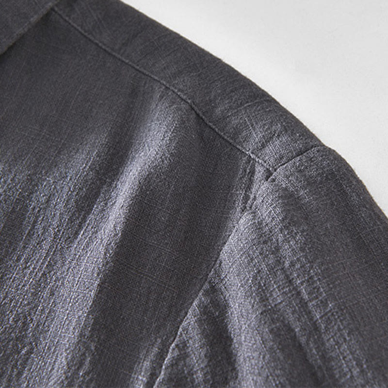 Ramie Linen Structured Grounding Commuter Jacket