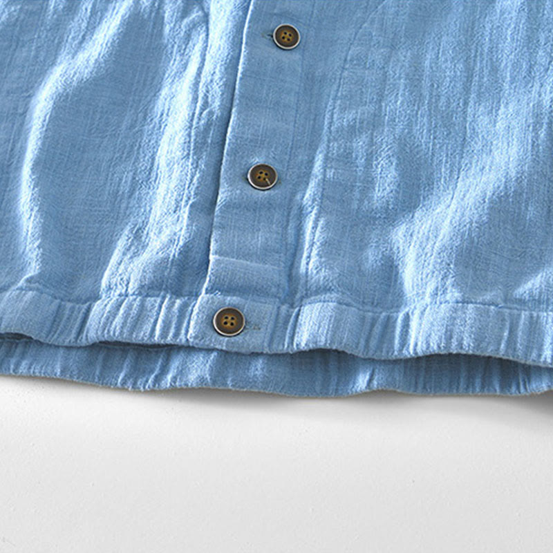 Ramie Linen Structured Grounding Commuter Jacket