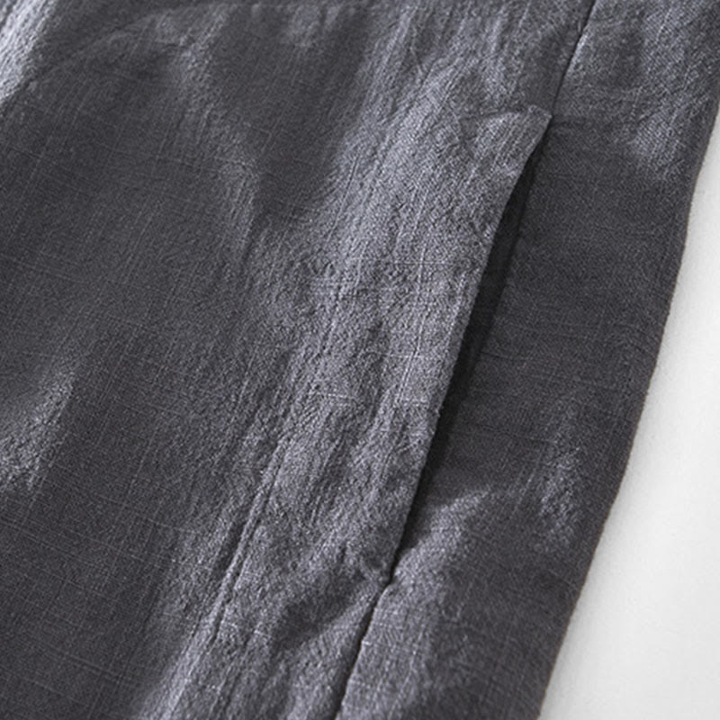 Ramie Linen Structured Grounding Commuter Jacket