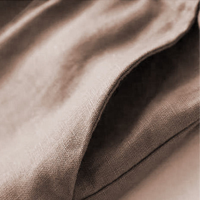 Casual High Waist Lace-up Wide Leg Pants With Pockets