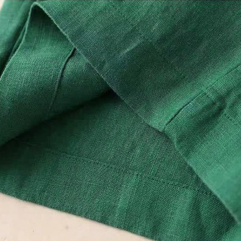 Casual High Waist Lace-up Wide Leg Pants With Pockets