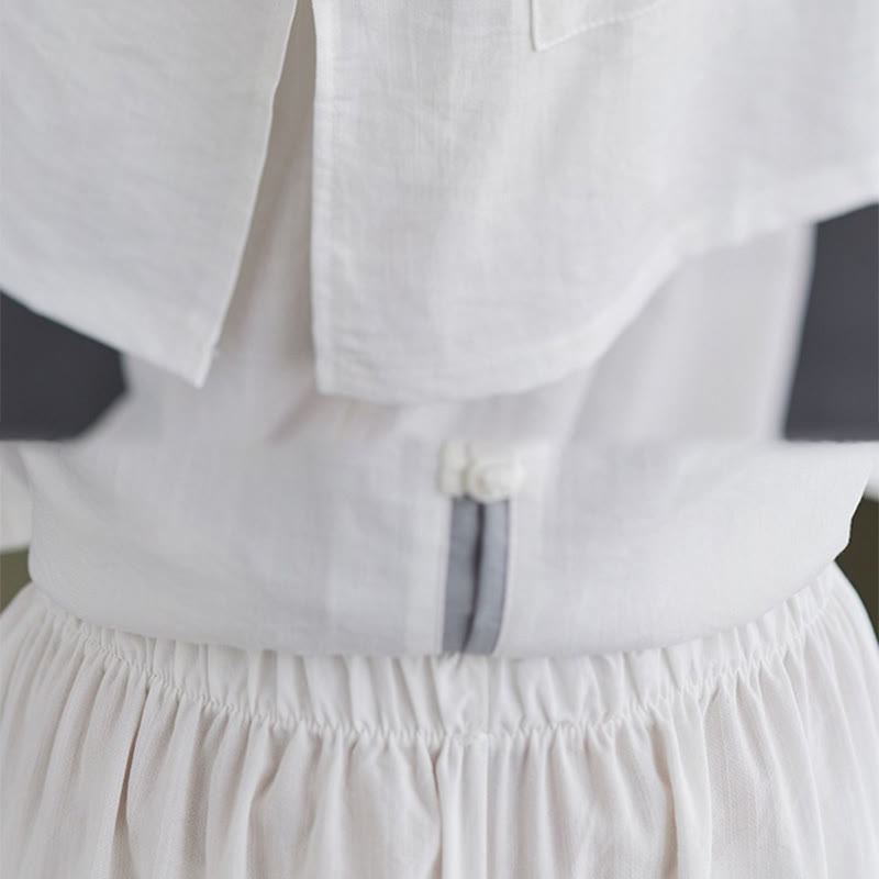Breathable Cotton Two-Piece Meditation Set for Mindful Movement