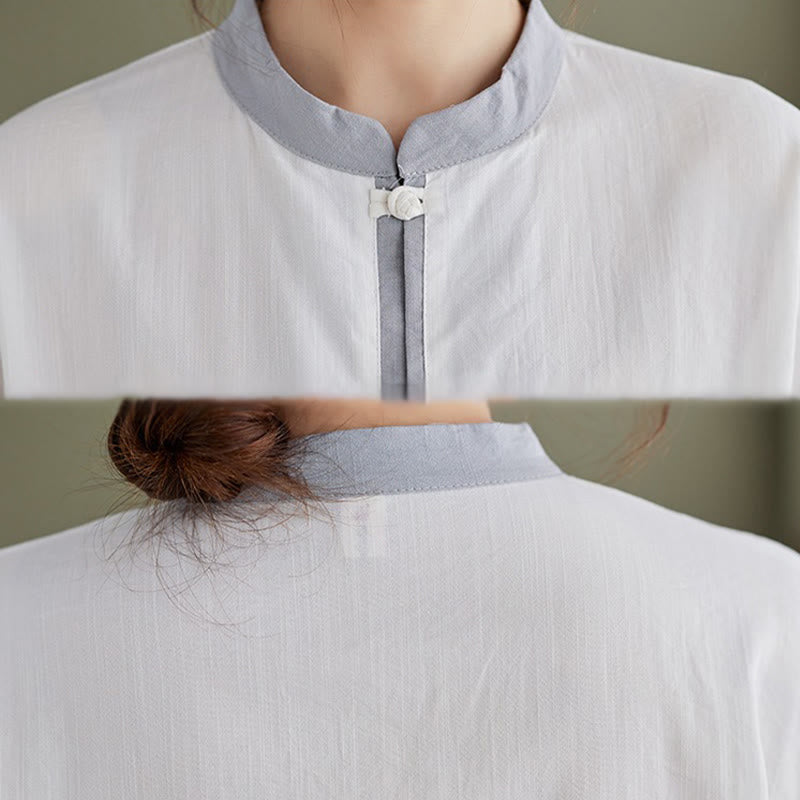 Breathable Cotton Two-Piece Meditation Set for Mindful Movement