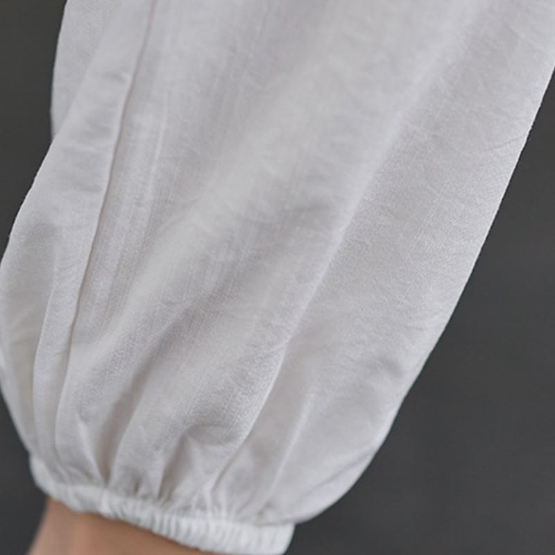 Breathable Cotton Two-Piece Meditation Set for Mindful Movement