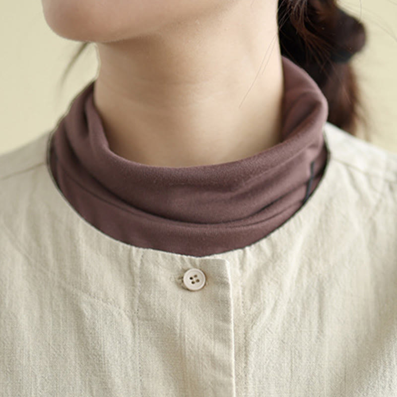 Plain Design Long Sleeve Women's Cotton Linen Jacket With Pockets
