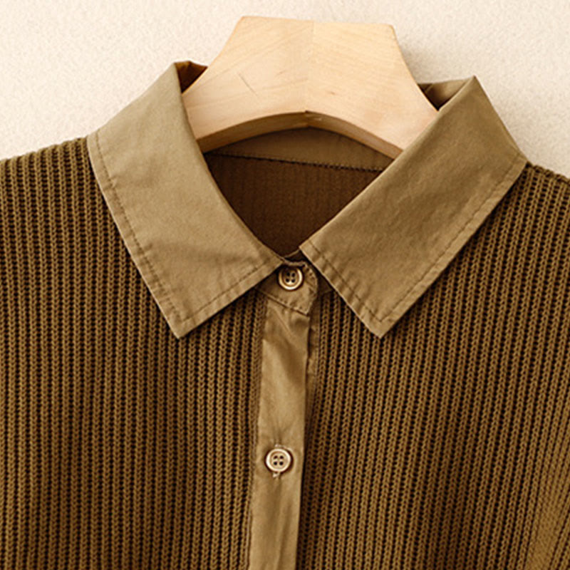 Breathable Cotton Corduroy Stand Collar Minimalist Jacket