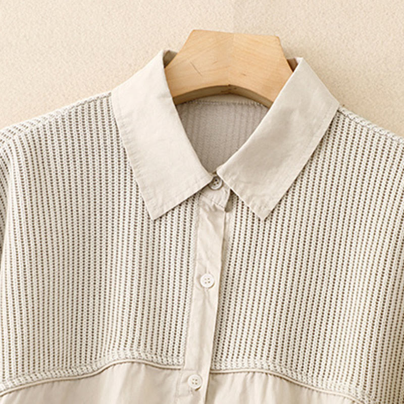 Breathable Cotton Corduroy Stand Collar Minimalist Jacket