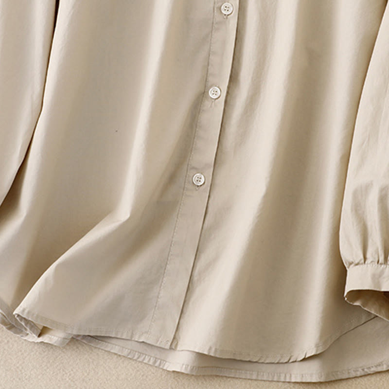 Breathable Cotton Corduroy Stand Collar Minimalist Jacket