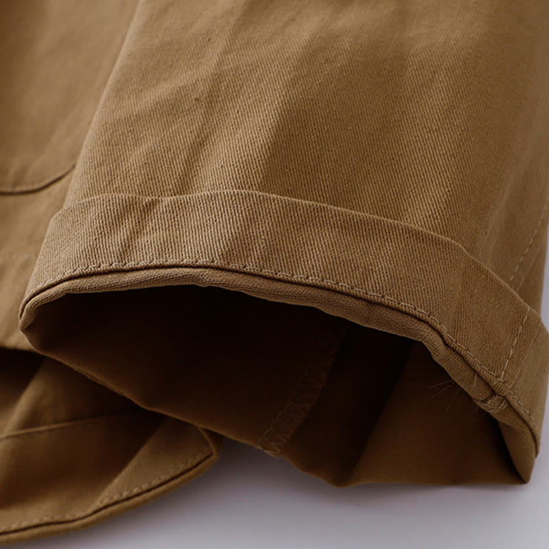 Breathable Cotton Crew Neck Long Sleeve Jacket for Mindful Daily Wear