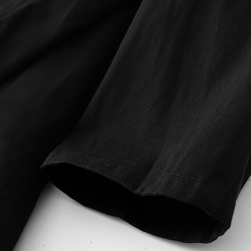 Breathable Cotton Crew Neck Long Sleeve Jacket for Mindful Daily Wear