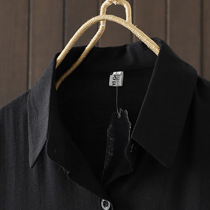 Breathable Cotton Stand Collar Everyday Layering Coat