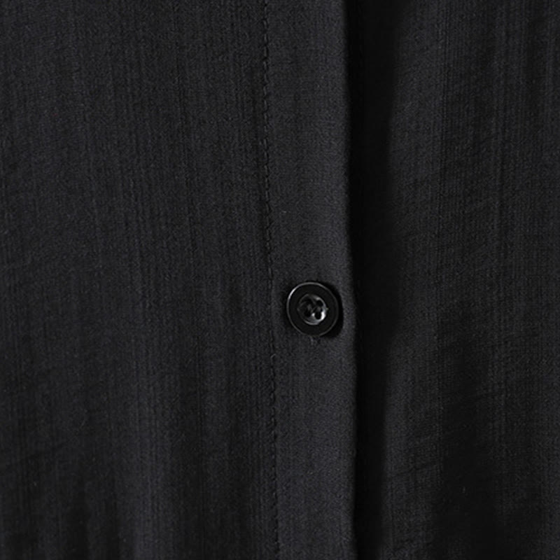Breathable Cotton Stand Collar Everyday Layering Coat