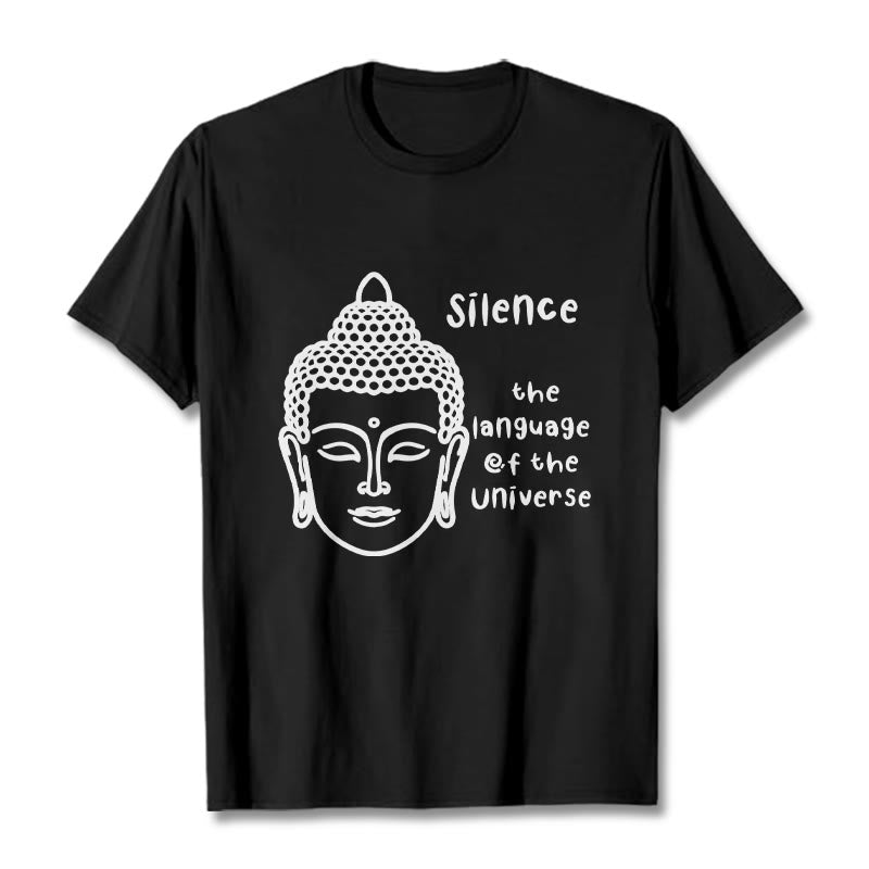 Soft Cotton Crewneck Mindful Graphic Meditation T-Shirt