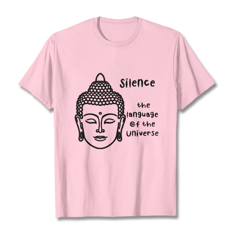 Soft Cotton Crewneck Mindful Graphic Meditation T-Shirt