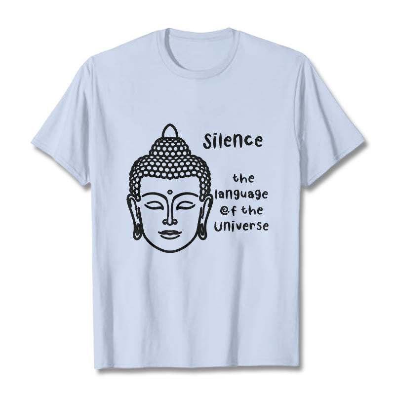 Soft Cotton Crewneck Mindful Graphic Meditation T-Shirt