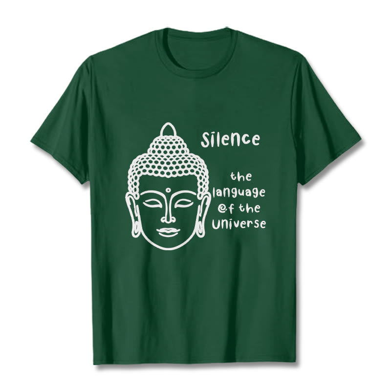 Soft Cotton Crewneck Mindful Graphic Meditation T-Shirt
