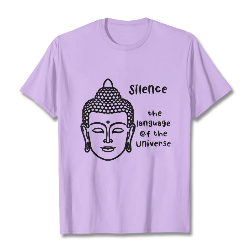 Soft Cotton Crewneck Mindful Graphic Meditation T-Shirt