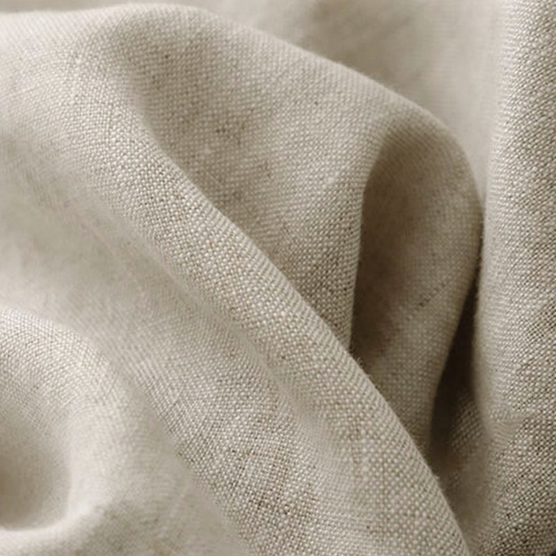 Daily Solid Color Elastic Waistband Frog-Button Cotton Women's Wide Leg Pants With Pockets