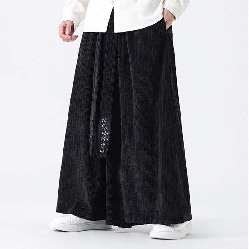 Tactile Corduroy Wide-Leg Mindful Movement Pants