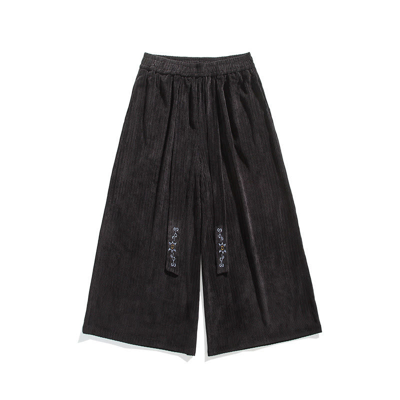 Tactile Corduroy Wide-Leg Mindful Movement Pants