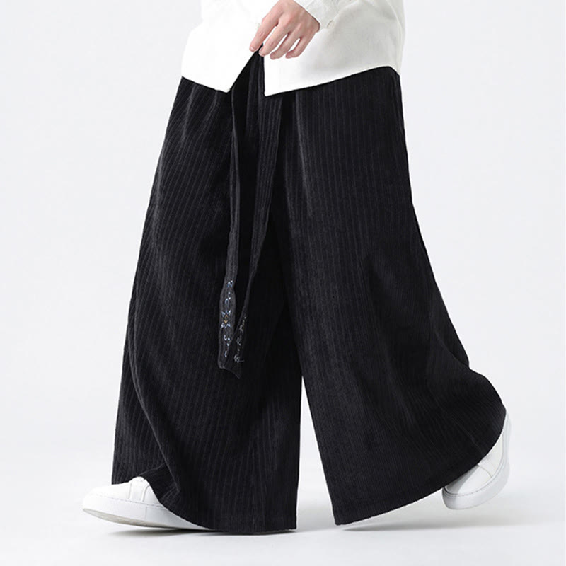 Tactile Corduroy Wide-Leg Mindful Movement Pants