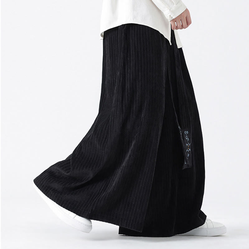 Tactile Corduroy Wide-Leg Mindful Movement Pants