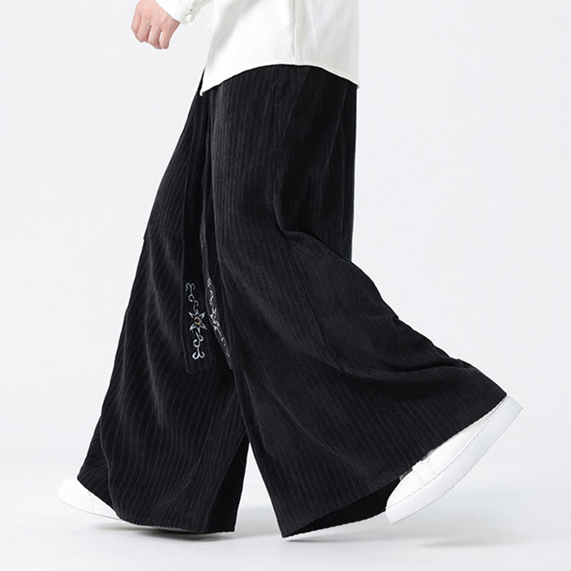 Tactile Corduroy Wide-Leg Mindful Movement Pants