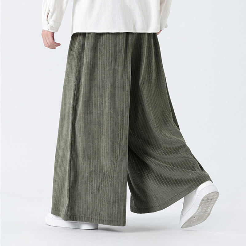 Tactile Corduroy Wide-Leg Mindful Movement Pants