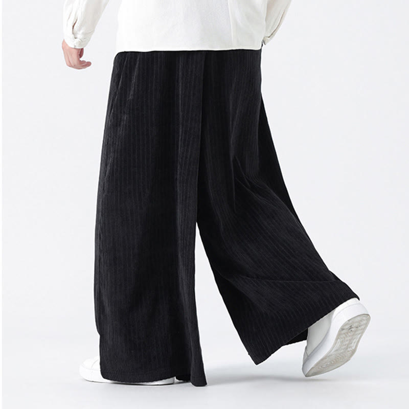 Tactile Corduroy Wide-Leg Mindful Movement Pants