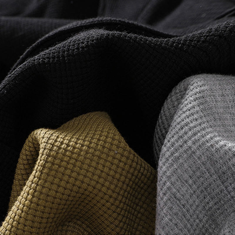 Minimalist Breathable Cotton Lapel Grounding Jacket
