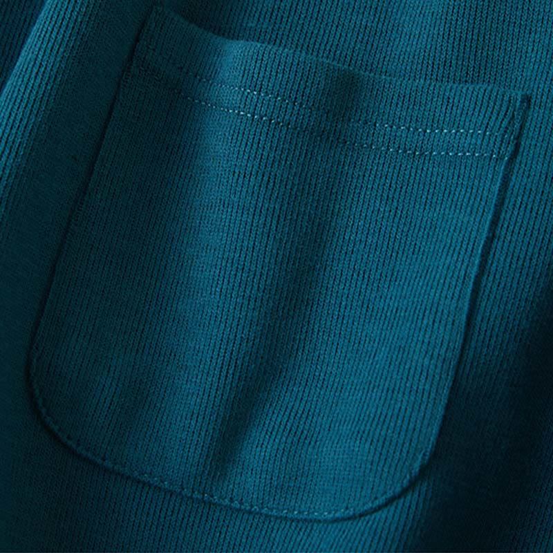 Plain Buttons Women's Cotton Hooded Jacket With Pockets