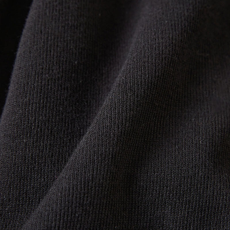 Plain Buttons Women's Cotton Hooded Jacket With Pockets