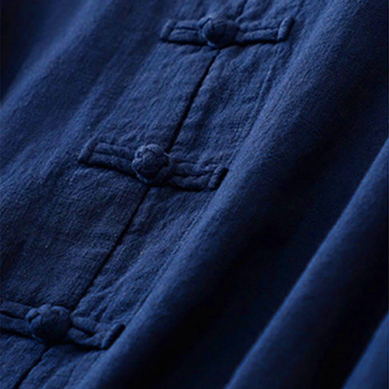 Literary Artistic Chinese Knot Button Casual Clothing