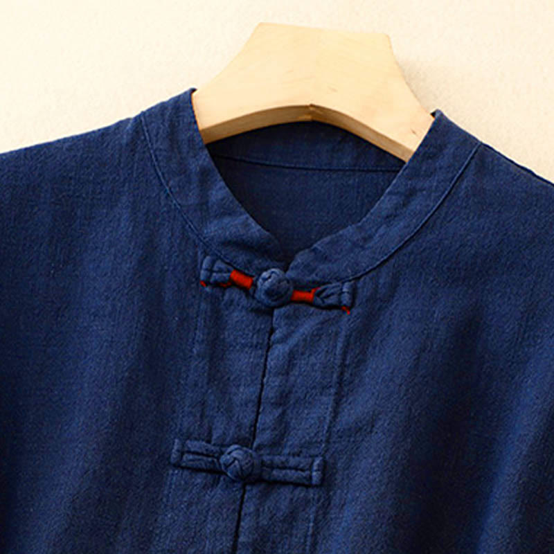 Literary Artistic Chinese Knot Button Casual Clothing