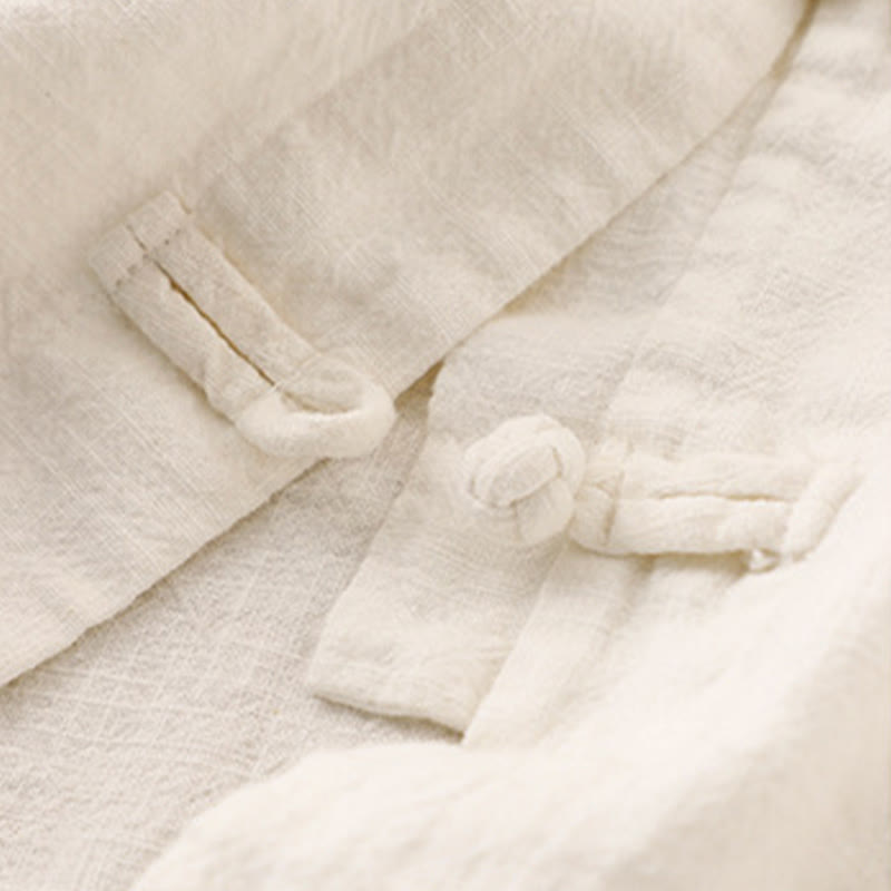 Literary Artistic Chinese Knot Button Casual Clothing