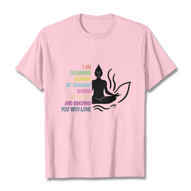 Soft Cotton Unisex Mindful Graphic Meditation T-Shirt