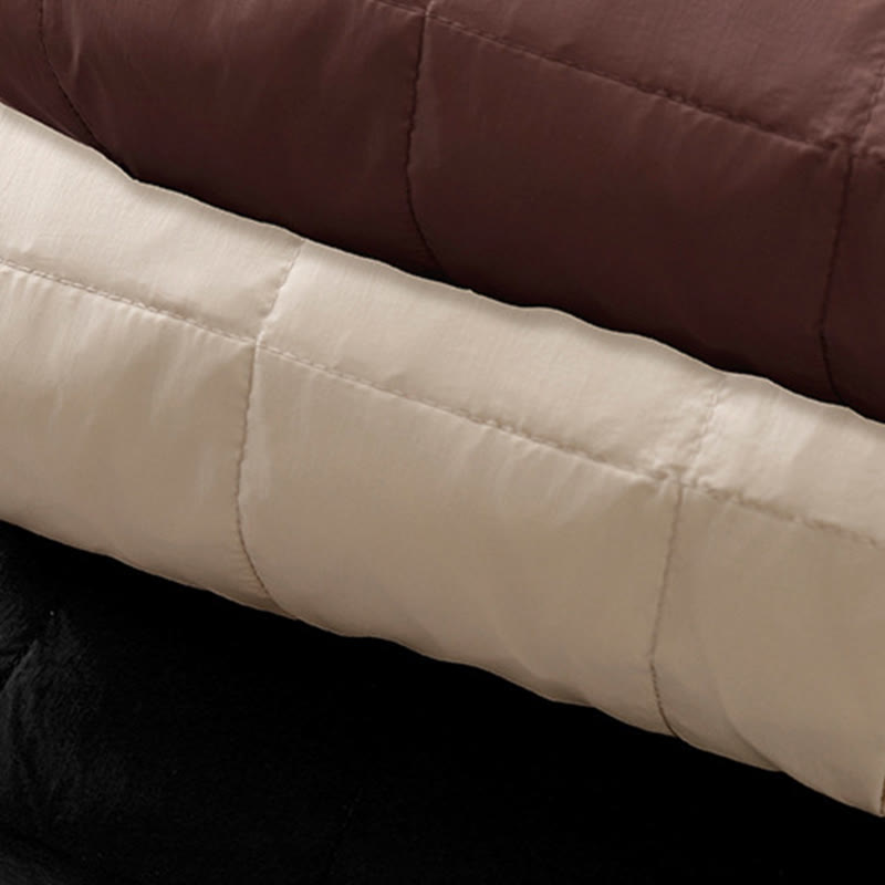 Winter Drawstring Leg Opening Design Women's Cotton Pants With Pockets