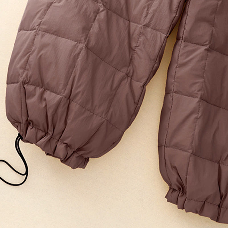 Winter Drawstring Leg Opening Design Women's Cotton Pants With Pockets